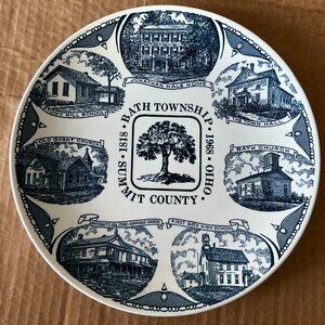 Bath Township Ohio vintage plate